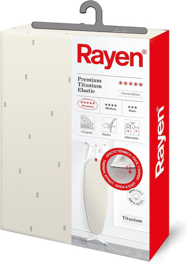 Rayen Σιδερόπανο Premium Universal Titanium Τεσσάρων Στρωμάτων 127x51 Cm 6304.04
