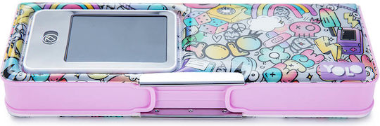Retro Κασετίνα Lcd Οθόνη Cremlis Yolo Pink Graffiti 11601