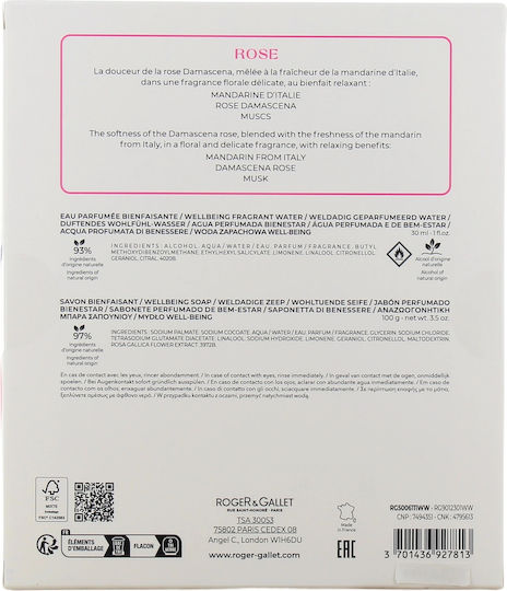 Roger & Gallet Scented Ritual Rose Γυναικείο Σετ με Eau de Parfum 2τμχ