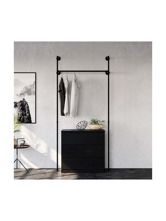 Wandhalterung Metall Schwarze 105x220cm
