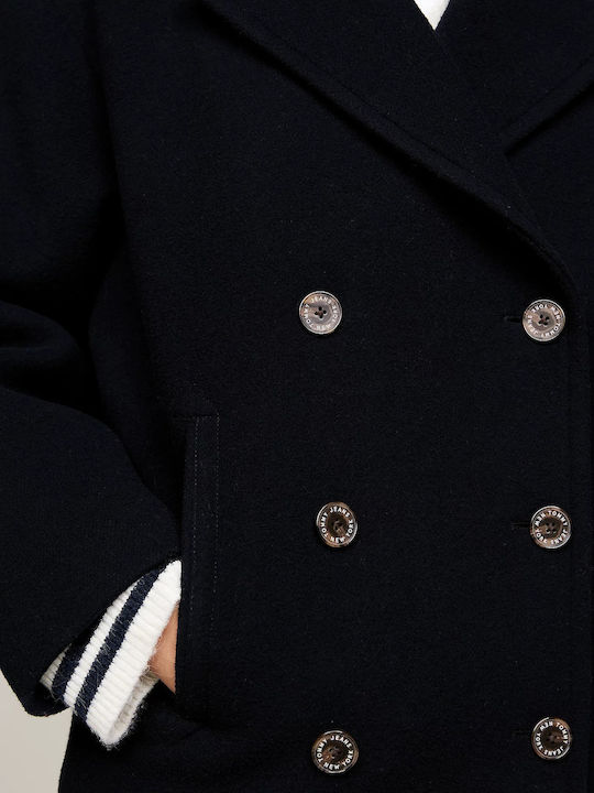 Вълна Дамско Dark Night Navy Палто