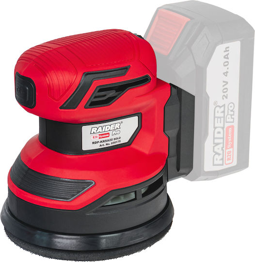 Raider RDP-KRSA20 Solo Battery Powered Eccentric Sander 125mm Battery 030175