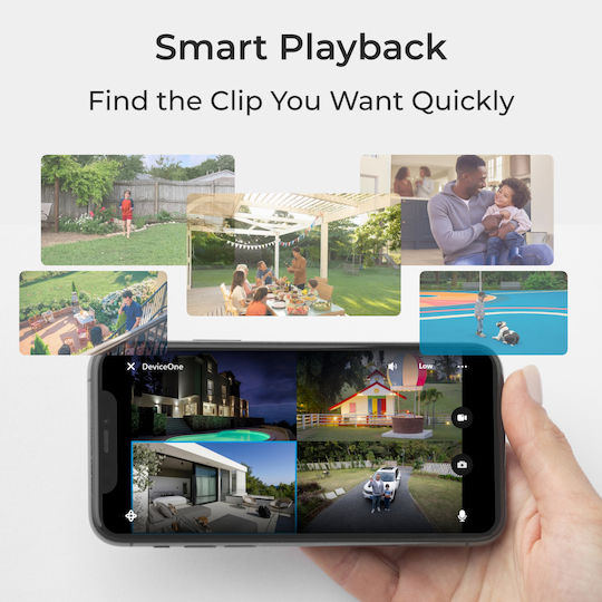Reolink Go PT Plus G430 IP Κάμερα Παρακολούθησης 4G Full HD+ 5MP Αδιάβροχη Μπαταρίας με Αμφίδρομη Επικοινωνία και Φακό 2.8mm