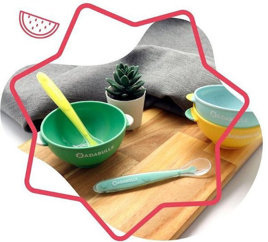 Badabulle Set 6 Flexible Colored Spoons