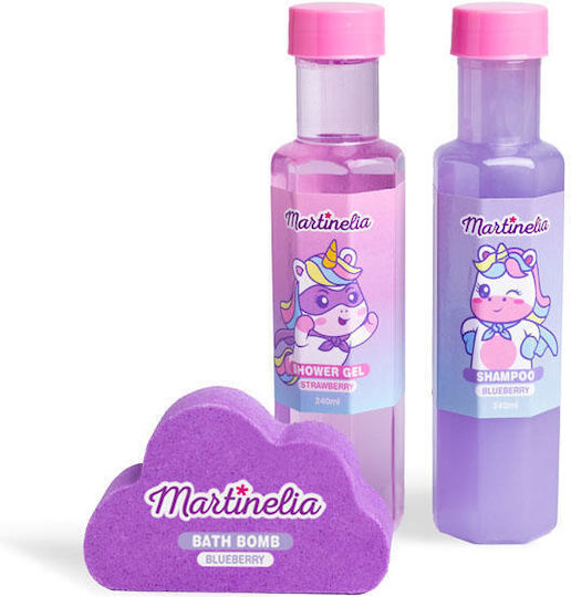 Bathroom Set Martinelia Little Unicorn 3 Pieces