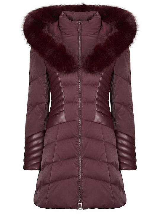 Guess Oxana Jacket Burgundy