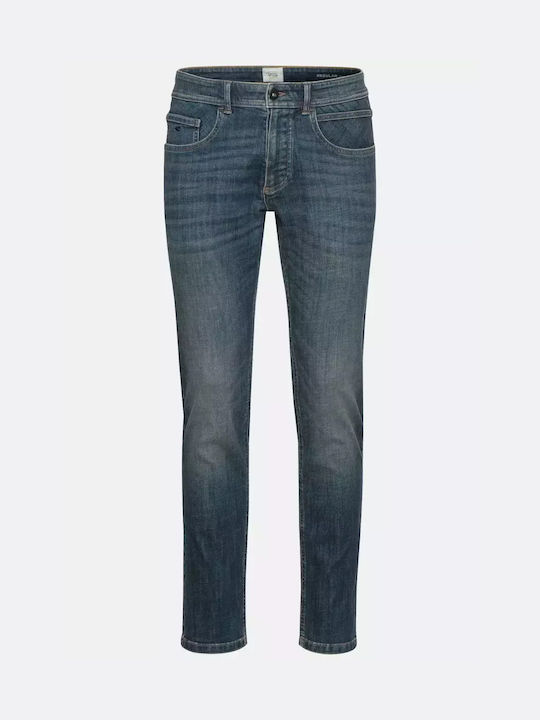 Men's Jeans Pants Elastic with Regular Fit Blue