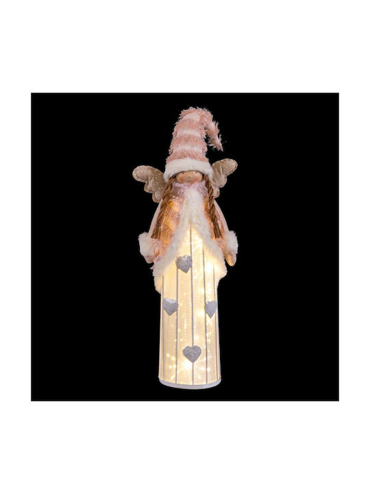 Hanging Ornament Angel Pink Illuminated 16x48cm