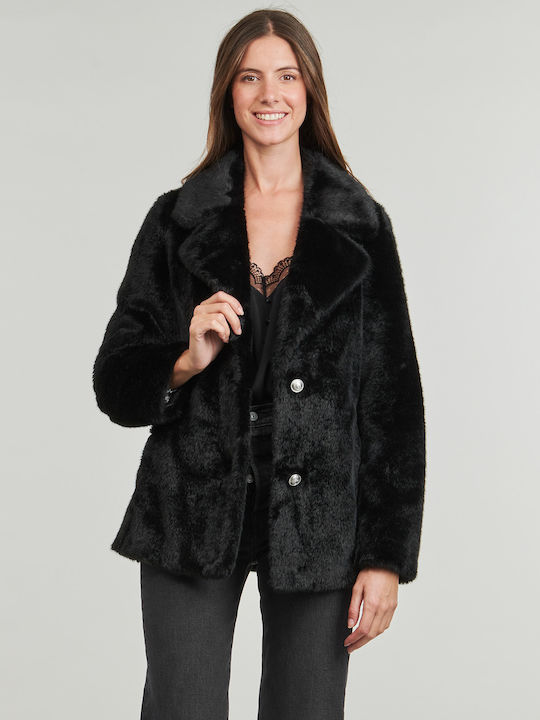 Women's Short Fur Black