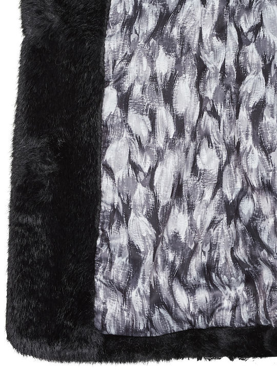 Women's Short Fur Black