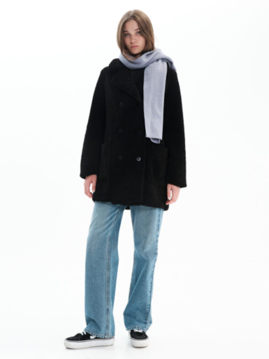 Women's Long Fur Black