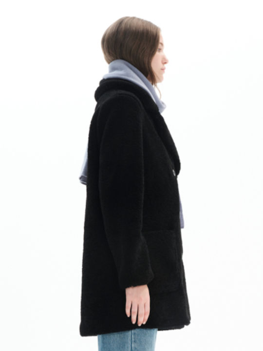 Women's Long Fur Black