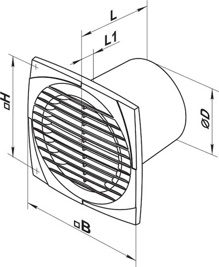 150mm Timer Fan 150dt