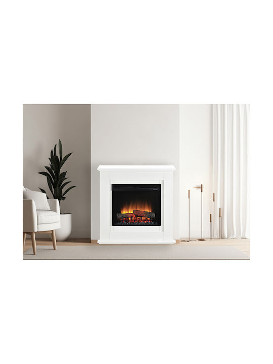 Dimplex Floor Electric Fireplace 1500W White