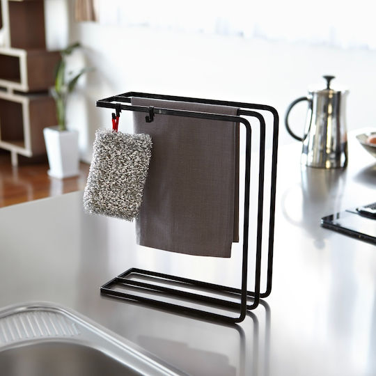 Yamazaki Yamazaki Metal Kitchen Hanger 30x10x25cm Black