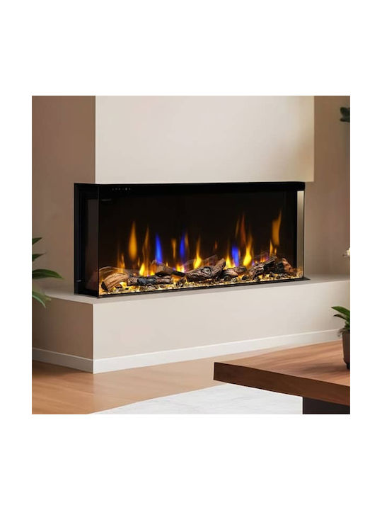 Dimplex Ignite Wall Mounted Electric Fireplace 2000W 157x61cm Black