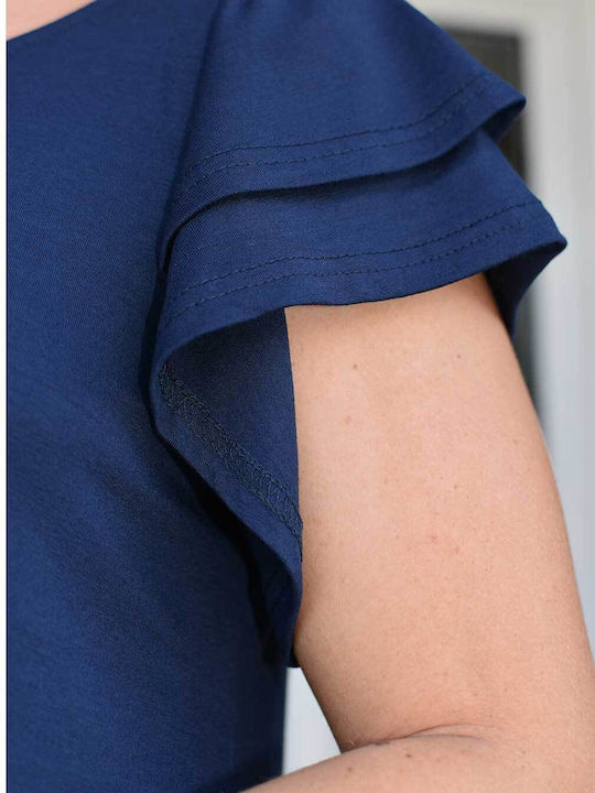 Summer Midi Dress Blue