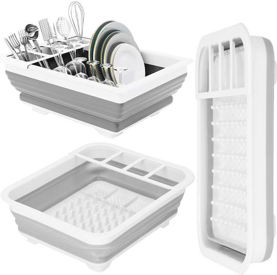 Silicone White Sink Strainer 36x31x12cm
