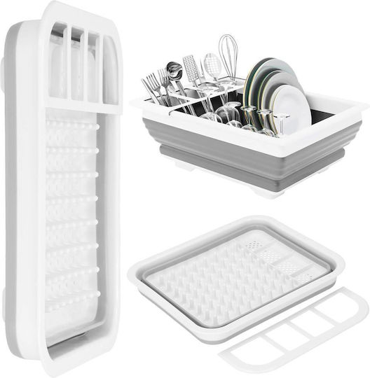 Silicone White Sink Strainer 36x31x12cm