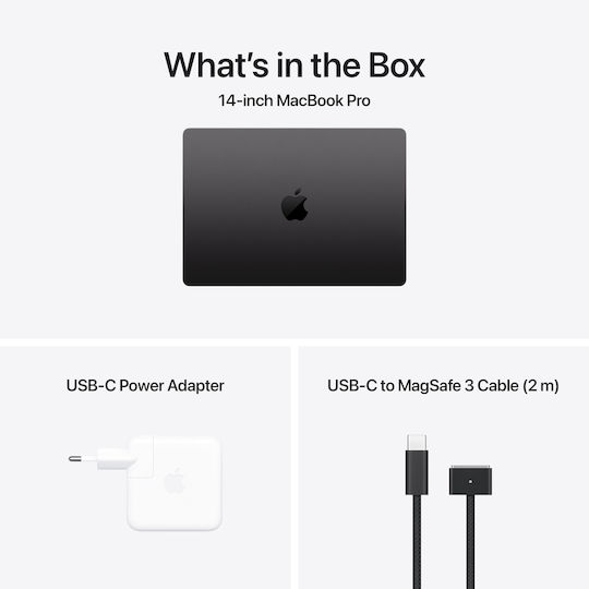 Apple MacBook Pro (2024) 14.2" Retina Display 120Hz (M4-10-Core/16GB/512GB SSD/10-Core GPU) Space Black (GR Keyboard)