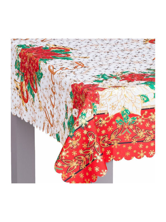 BigBuy Christmas Tablecloth Multicolour L147xW275cm.