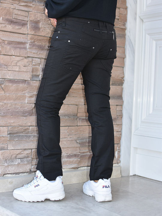 Women's Fabric Trousers Black