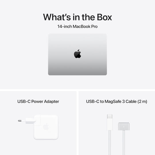 Apple MacBook Pro (2024) 14.2" Retina Display 120Hz (M4-10-Core/24GB/1TB SSD/10-Core GPU) Silver (GR Keyboard)