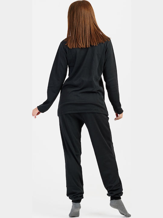 Cherry Set Pijamale pentru Femei Black