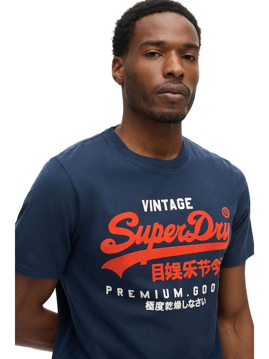 Superdry Duo Vintage T-shirt Richest Navy