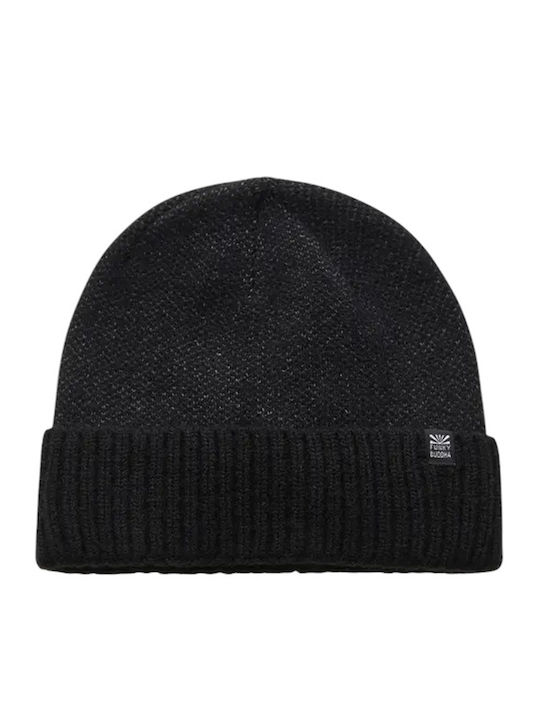 Beanie Ανδρικός Σκούφος Πλεκτός σε Μαύρο χρώμα