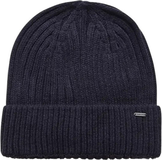 Beanie Ανδρικός Σκούφος Πλεκτός σε Μπλε χρώμα
