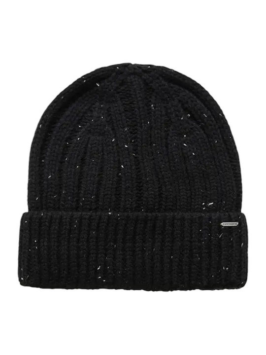 Beanie Ανδρικός Σκούφος Πλεκτός σε Μαύρο χρώμα