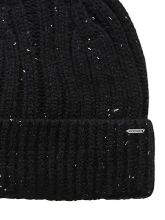 Beanie Ανδρικός Σκούφος Πλεκτός σε Μαύρο χρώμα