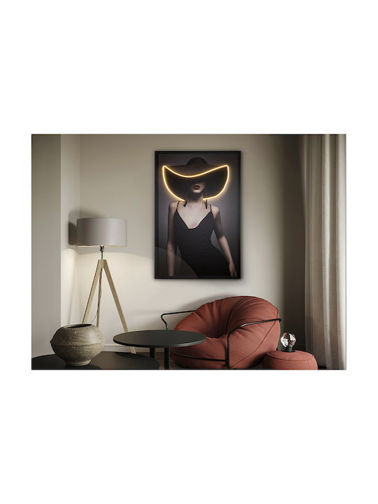 Pamela Painting on Canvas with LED Lighting 80x120cm