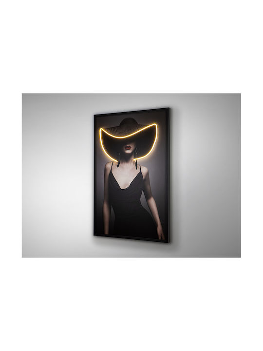 Pamela Painting on Canvas with LED Lighting 80x120cm