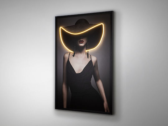 Pamela Картина Платнен С LED осветление 80x120см