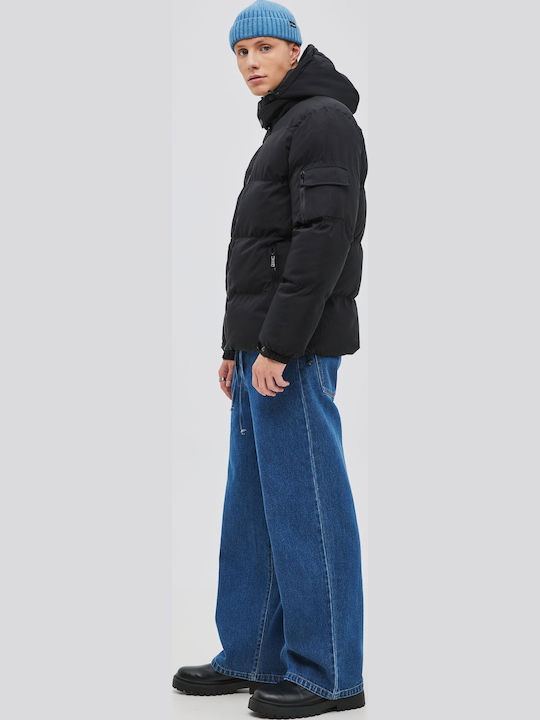 Μπουφάν Puffer Μαύρο