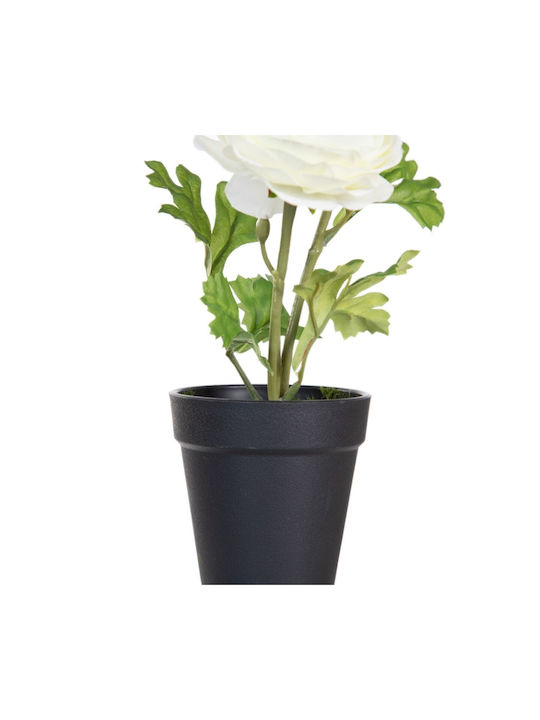 BigBuy Artificial Plant in Small Pot Black 29cm