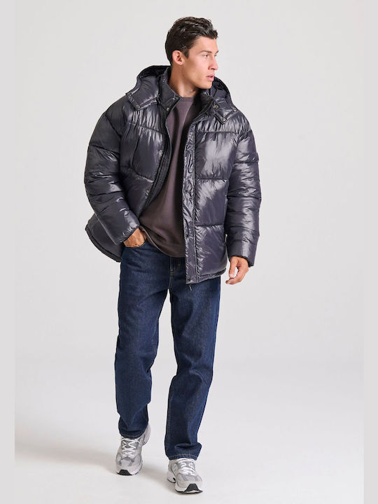 Funky Buddha Jacket Puffer Gray