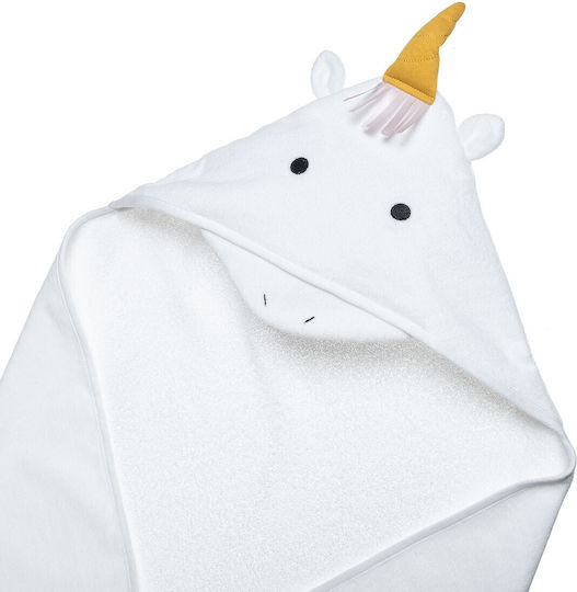 Alouette Baby-Badetuch mit Kapuzen 75x75cm