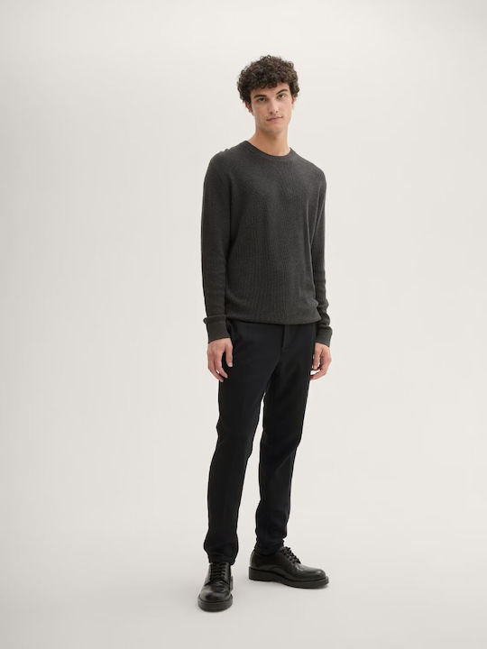 Tom Tailor Trousers Chino Black