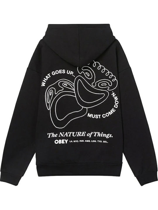 Extra Heavy Sweatshirt mit Kapuze Schwarz