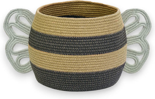 Lorena Canals Children's Storage Basket made of Fabric Bee Yellow 30x30x32cm 1pcs