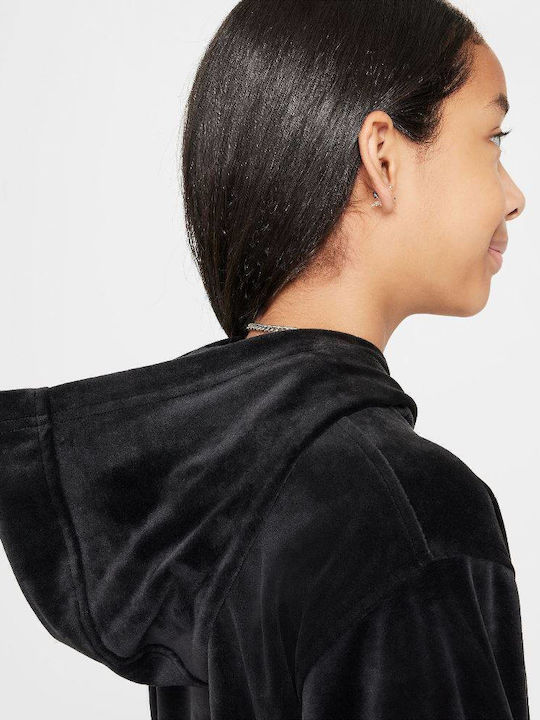 Παιδικό Φούτερ με Κουκούλα και Τσέπες Black / Anthracite Nsw Pullover