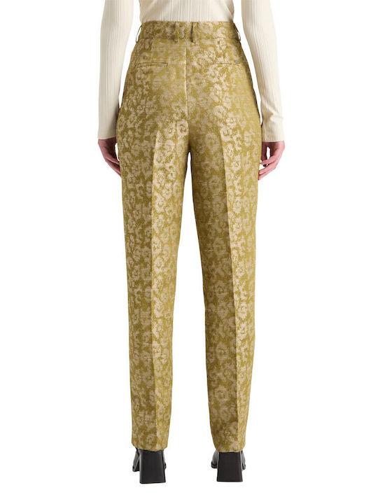 Scotch & Soda Women's Ikat Leopard Set with Trousers in Relaxed Fit Leopard