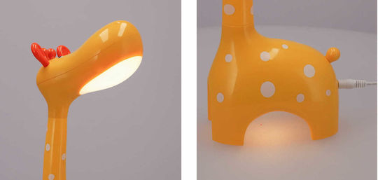 Jumi Led Kids Desk Lamp Yellow 40x25x10εκ.