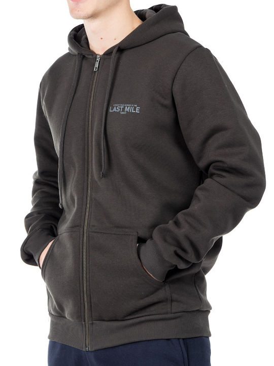 Cardigan With Hood Khaki