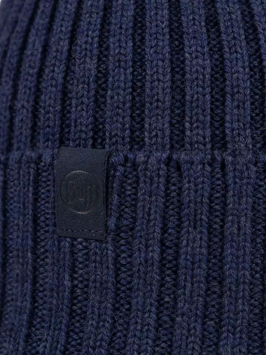 Buff Norval Beanie Beanie Knitted in Navy Blue color