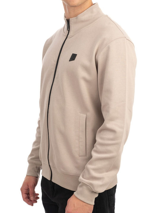 Rebase Sweatshirt with Hood Lt Ash, Beige