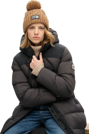 Chunky Cable Pom Pom Beanie Γυναικείος Σκούφος Πλεκτός ISLAND TOFFEE TWIST